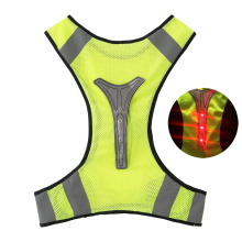 LED Highlight Reflective Safety Vest Night High luminosité Reflector Battery